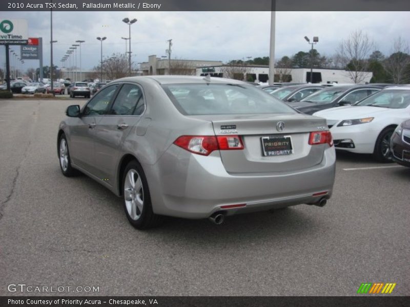 Palladium Metallic / Ebony 2010 Acura TSX Sedan