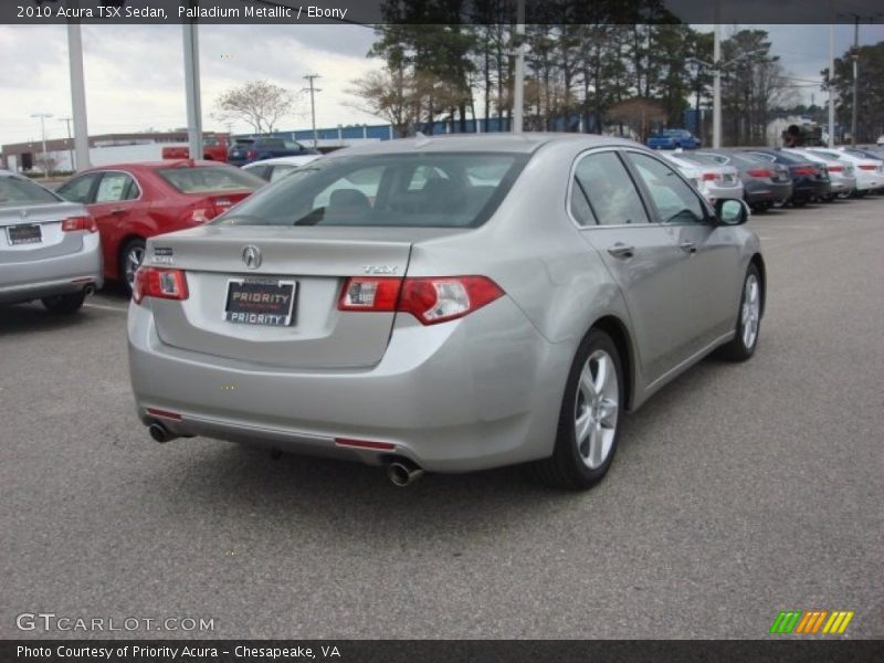 Palladium Metallic / Ebony 2010 Acura TSX Sedan