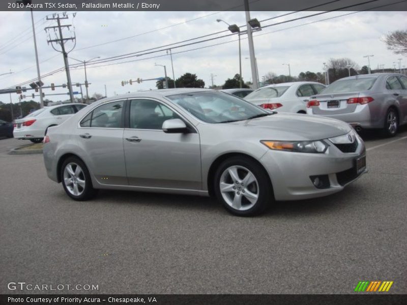 Palladium Metallic / Ebony 2010 Acura TSX Sedan