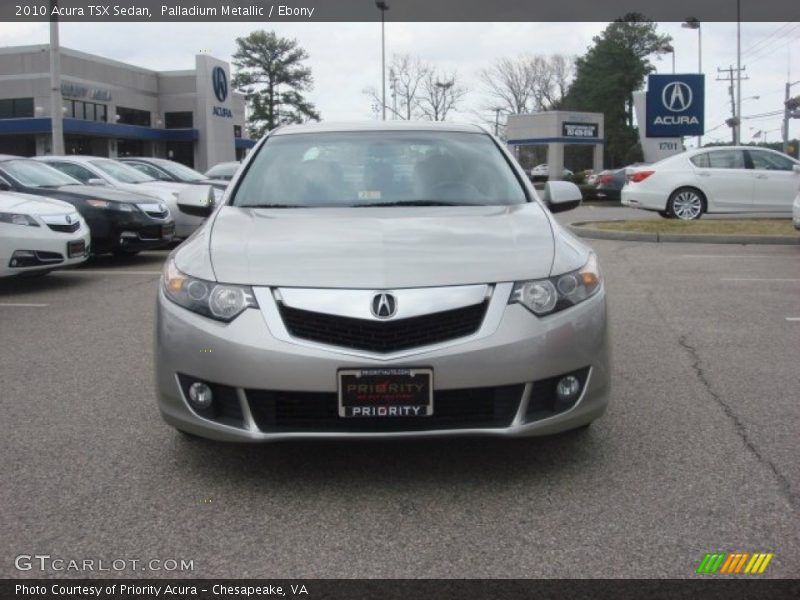 Palladium Metallic / Ebony 2010 Acura TSX Sedan