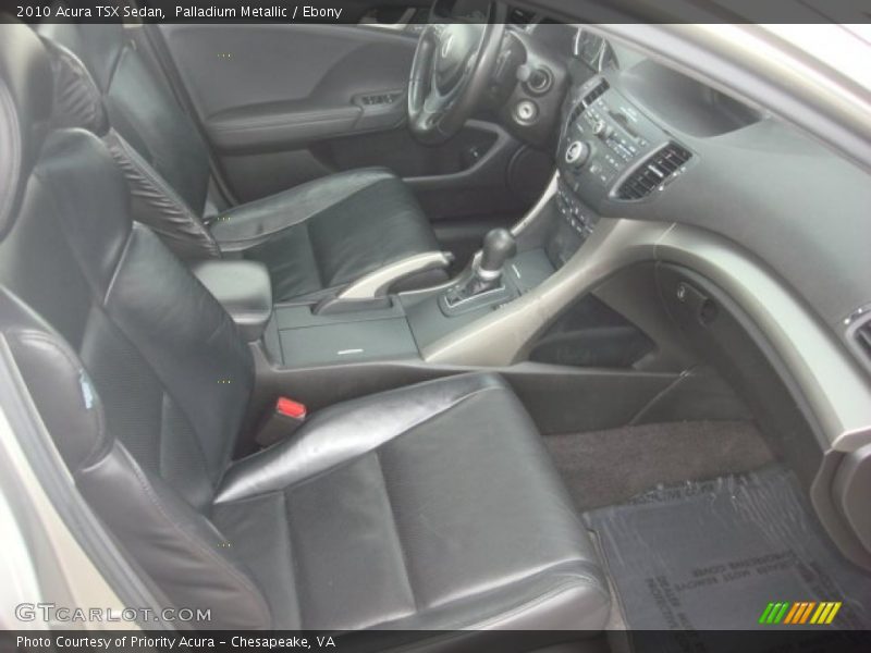 Palladium Metallic / Ebony 2010 Acura TSX Sedan