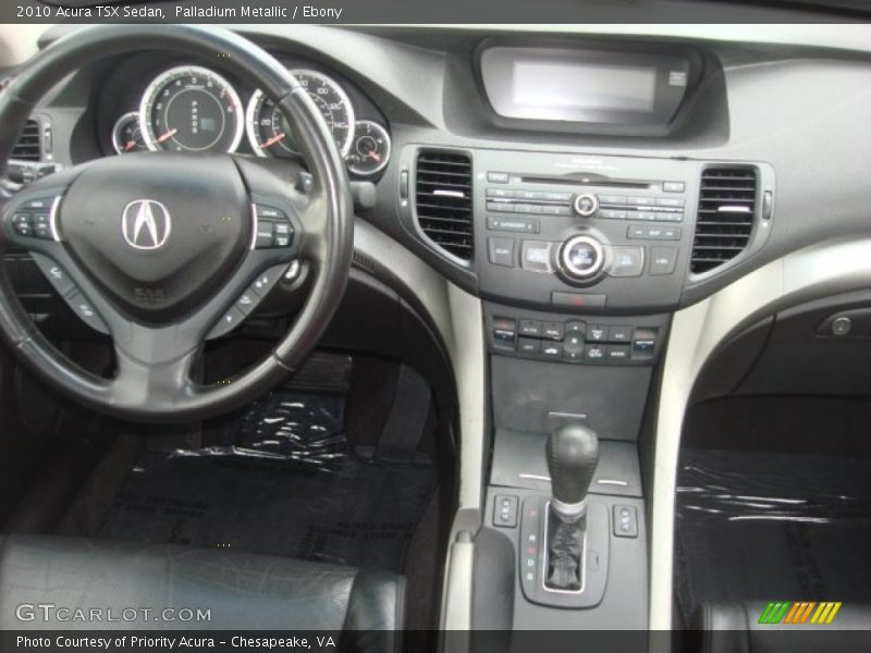 Palladium Metallic / Ebony 2010 Acura TSX Sedan