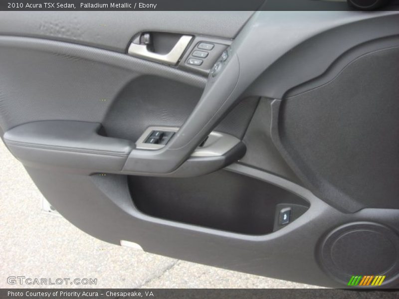 Palladium Metallic / Ebony 2010 Acura TSX Sedan