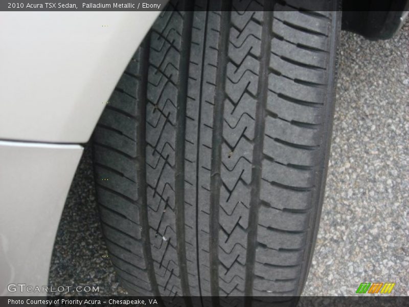 Palladium Metallic / Ebony 2010 Acura TSX Sedan