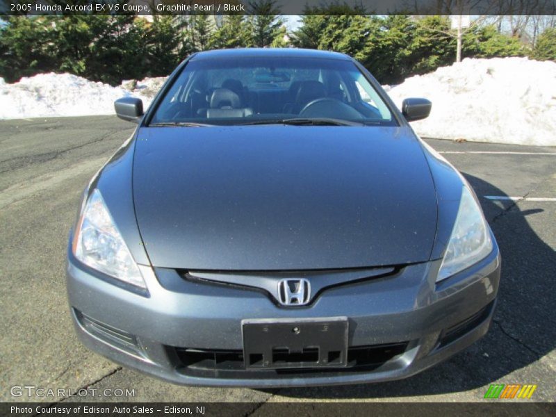 Graphite Pearl / Black 2005 Honda Accord EX V6 Coupe