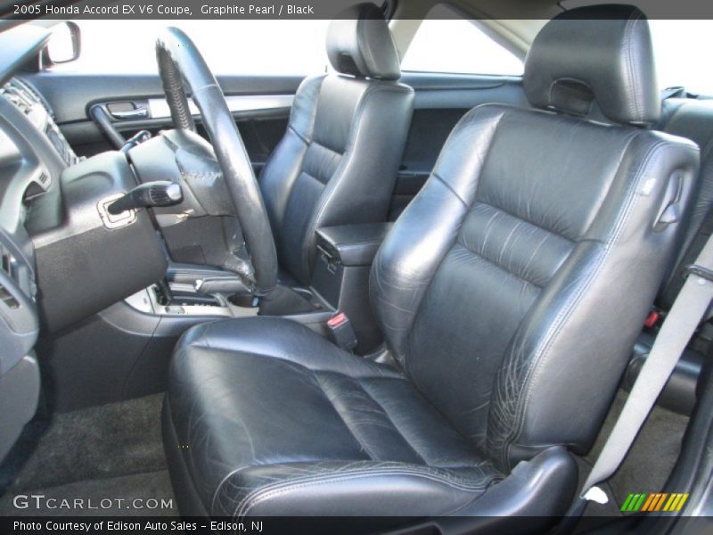 Graphite Pearl / Black 2005 Honda Accord EX V6 Coupe