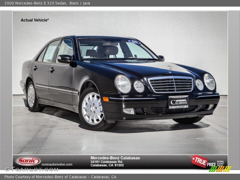 Black / Java 2000 Mercedes-Benz E 320 Sedan