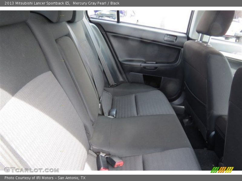 Mercury Gray Pearl / Black 2013 Mitsubishi Lancer Sportback ES