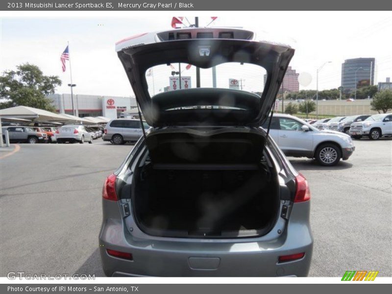 Mercury Gray Pearl / Black 2013 Mitsubishi Lancer Sportback ES