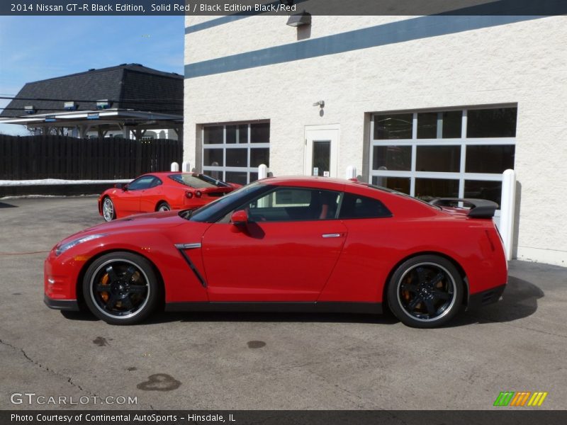  2014 GT-R Black Edition Solid Red