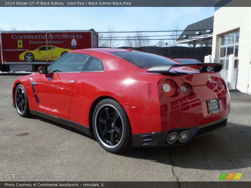  2014 GT-R Black Edition Solid Red