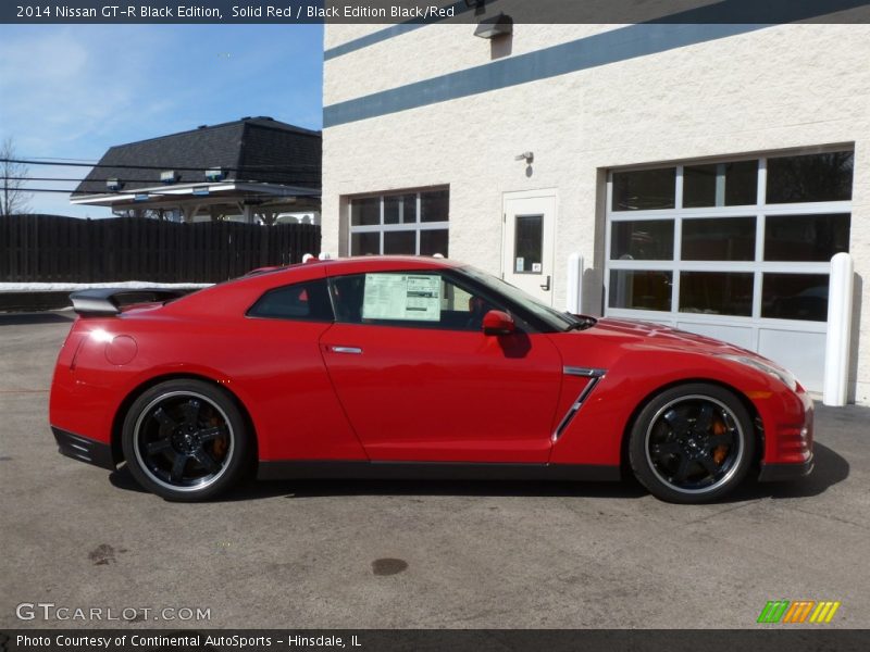  2014 GT-R Black Edition Solid Red