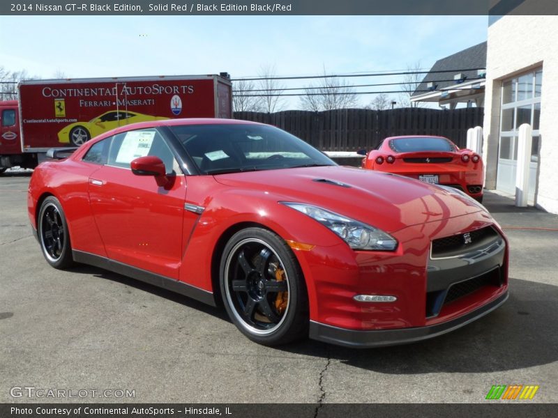 Solid Red / Black Edition Black/Red 2014 Nissan GT-R Black Edition