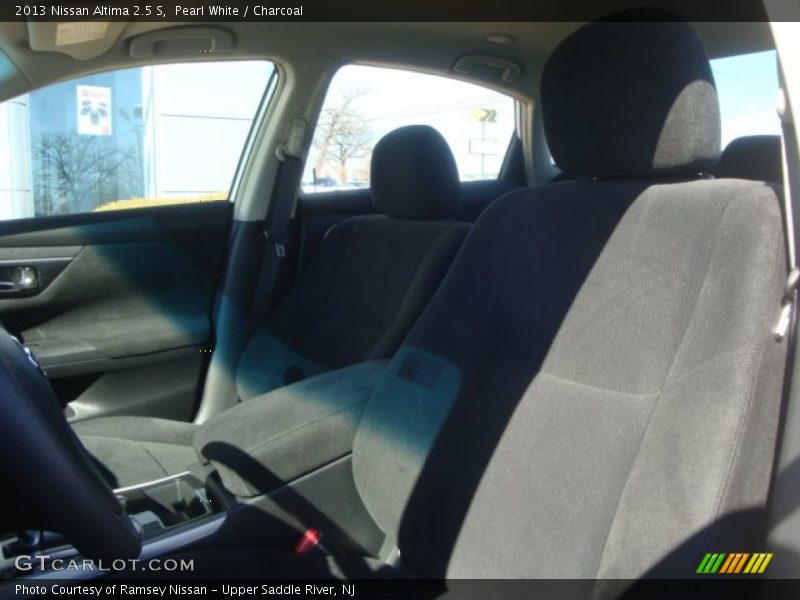 Pearl White / Charcoal 2013 Nissan Altima 2.5 S