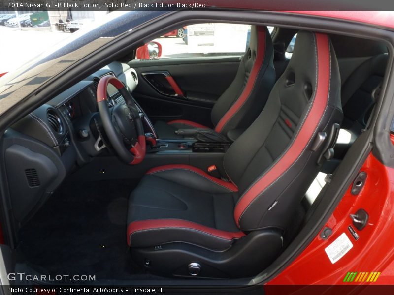 Front Seat of 2014 GT-R Black Edition