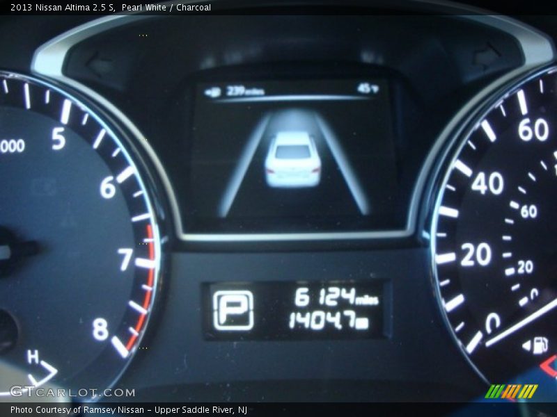 Pearl White / Charcoal 2013 Nissan Altima 2.5 S