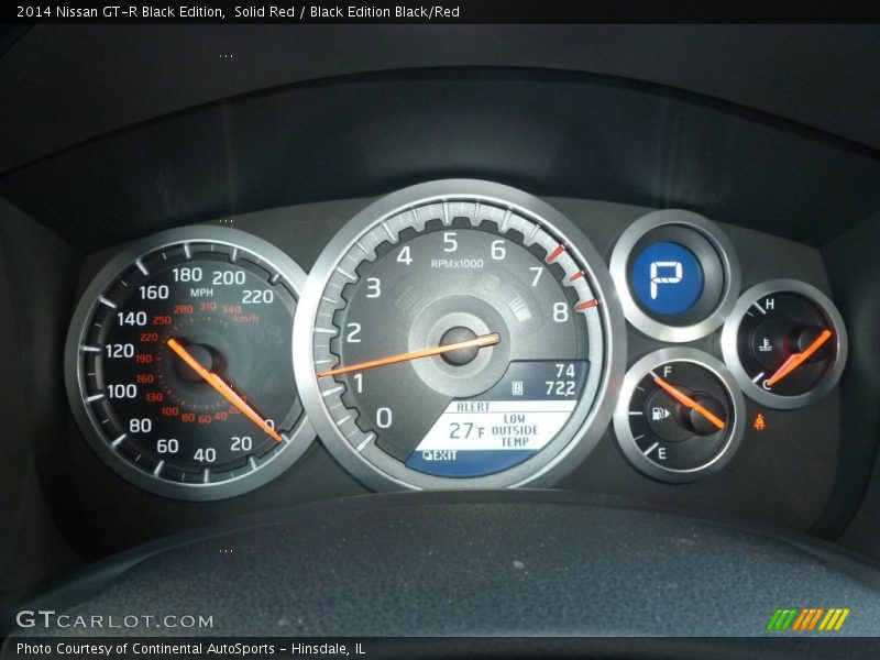  2014 GT-R Black Edition Black Edition Gauges