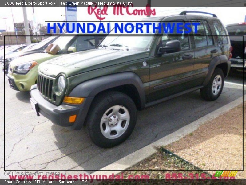 Jeep Green Metallic / Medium Slate Gray 2006 Jeep Liberty Sport 4x4