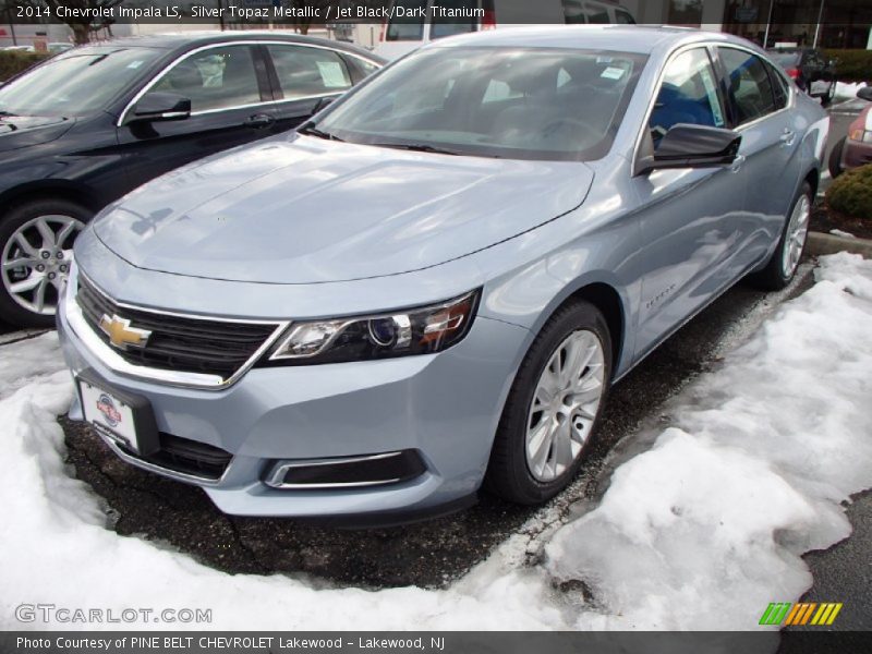 Silver Topaz Metallic / Jet Black/Dark Titanium 2014 Chevrolet Impala LS