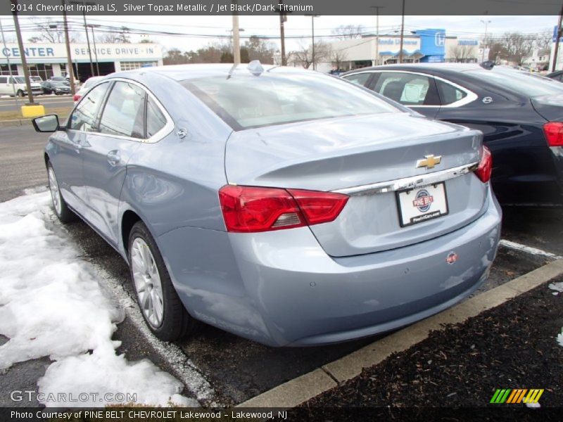 Silver Topaz Metallic / Jet Black/Dark Titanium 2014 Chevrolet Impala LS