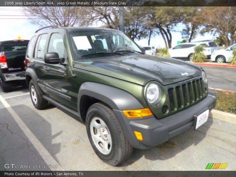 Jeep Green Metallic / Medium Slate Gray 2006 Jeep Liberty Sport 4x4