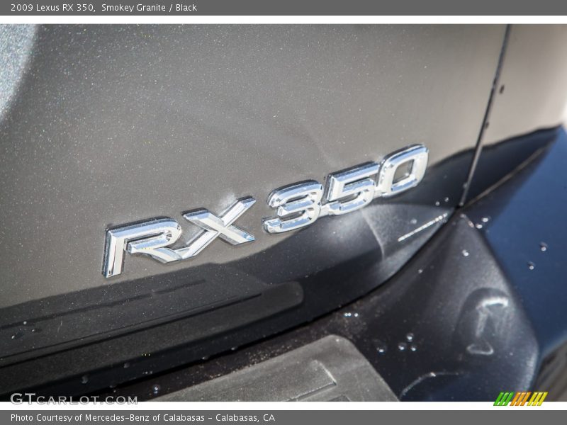 Smokey Granite / Black 2009 Lexus RX 350