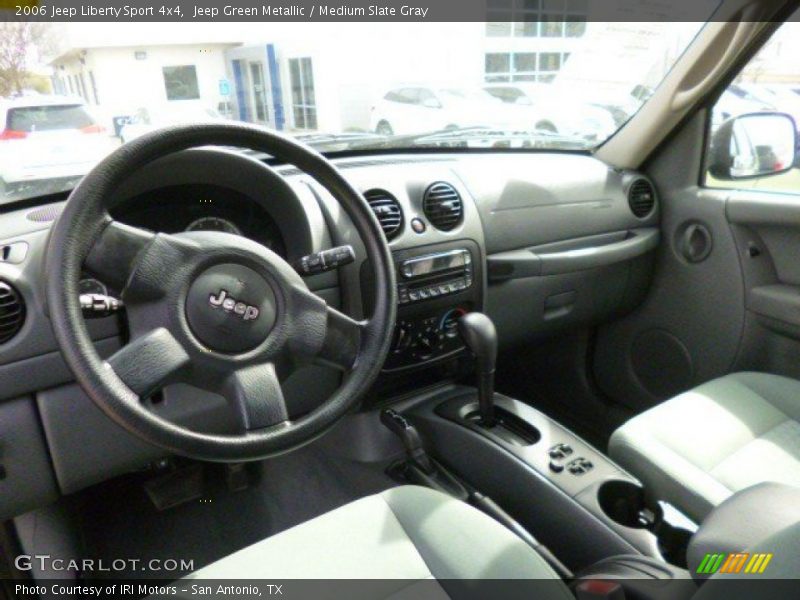Jeep Green Metallic / Medium Slate Gray 2006 Jeep Liberty Sport 4x4