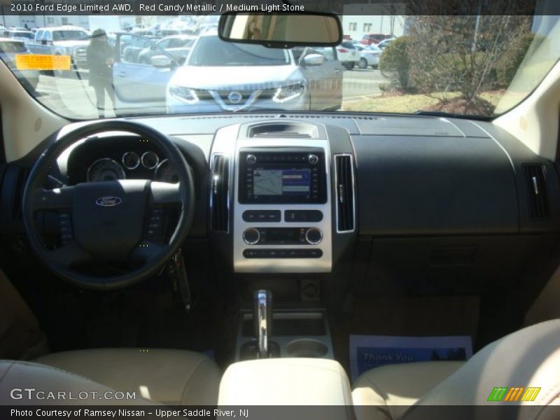 Red Candy Metallic / Medium Light Stone 2010 Ford Edge Limited AWD