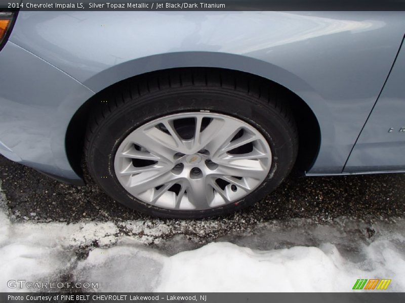Silver Topaz Metallic / Jet Black/Dark Titanium 2014 Chevrolet Impala LS