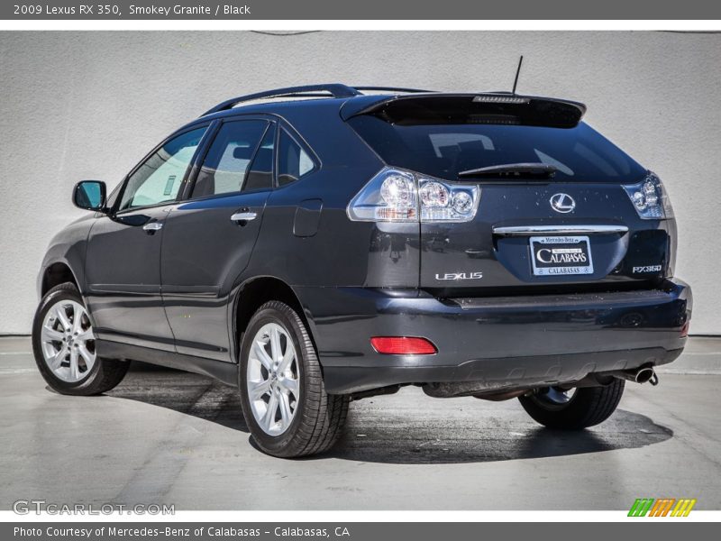 Smokey Granite / Black 2009 Lexus RX 350
