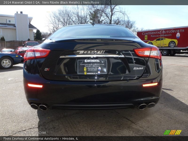Nero Ribelle (Black Metallic) / Nero/Rosso 2014 Maserati Ghibli S Q4