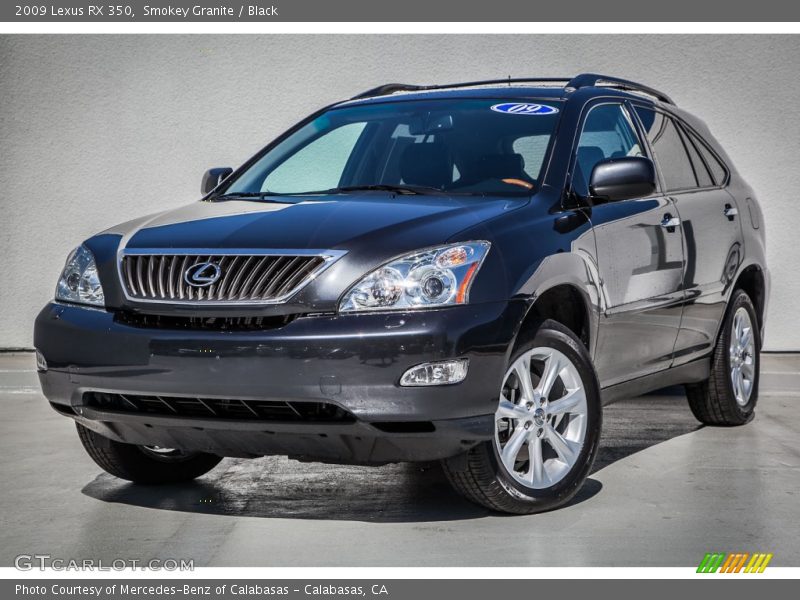 Smokey Granite / Black 2009 Lexus RX 350