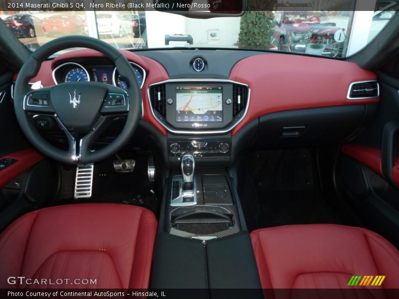 Nero Ribelle (Black Metallic) / Nero/Rosso 2014 Maserati Ghibli S Q4