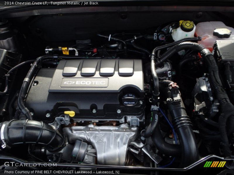 Tungsten Metallic / Jet Black 2014 Chevrolet Cruze LT
