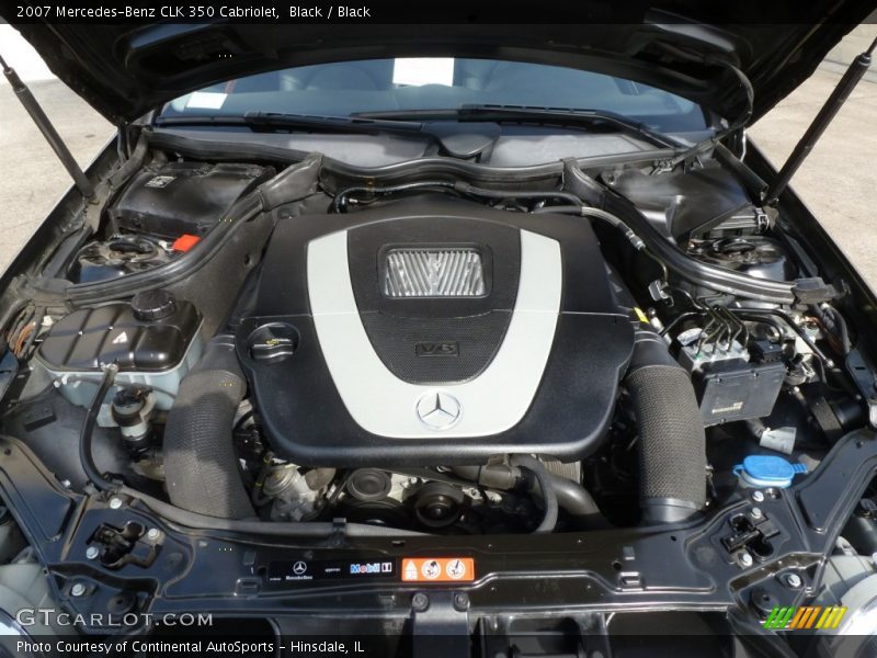 Black / Black 2007 Mercedes-Benz CLK 350 Cabriolet