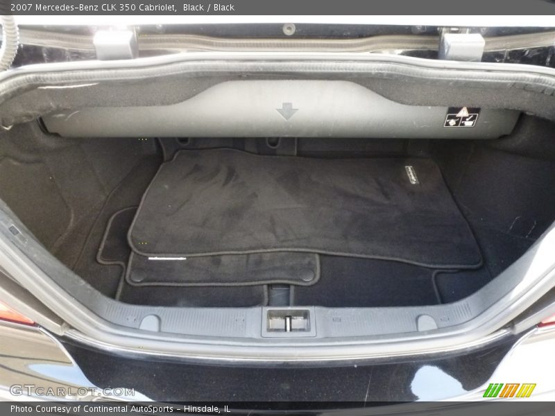 Black / Black 2007 Mercedes-Benz CLK 350 Cabriolet