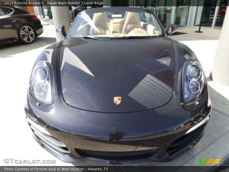 Basalt Black Metallic / Luxor Beige 2014 Porsche Boxster S