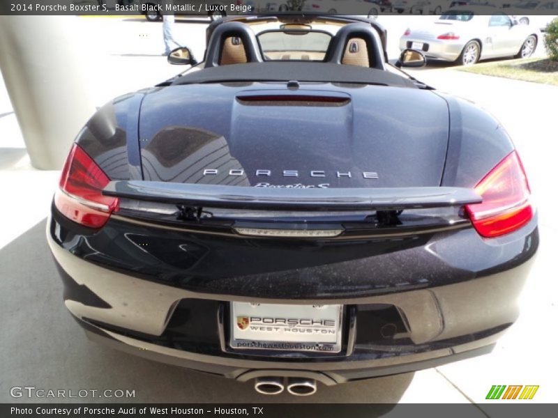 Basalt Black Metallic / Luxor Beige 2014 Porsche Boxster S