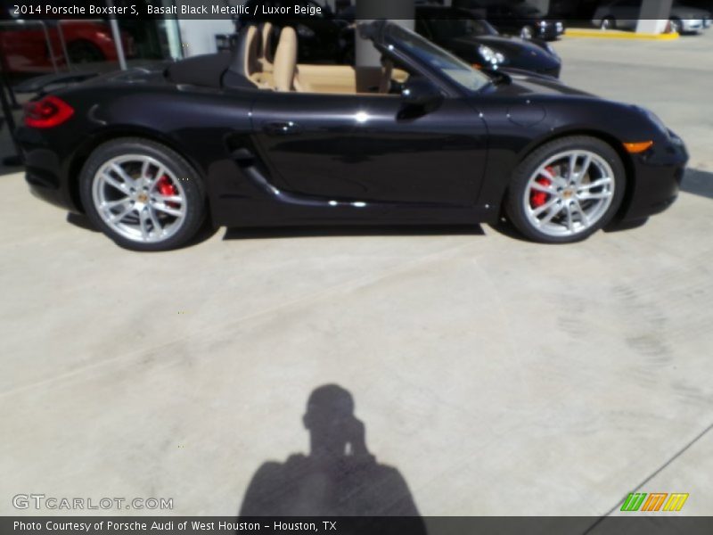 Basalt Black Metallic / Luxor Beige 2014 Porsche Boxster S