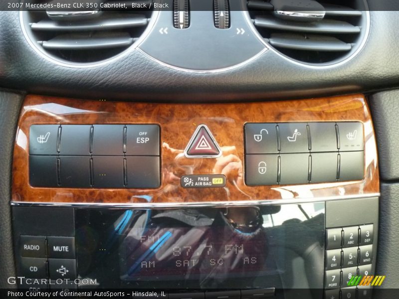 Black / Black 2007 Mercedes-Benz CLK 350 Cabriolet
