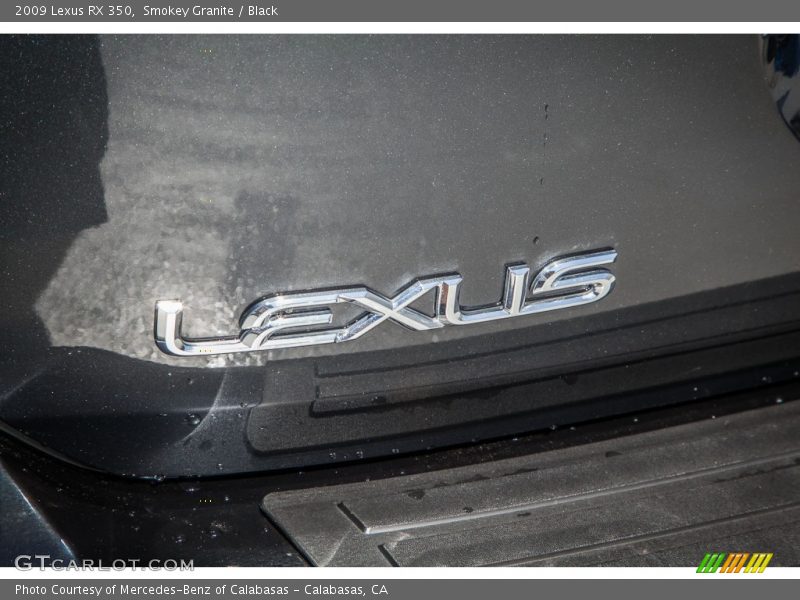Smokey Granite / Black 2009 Lexus RX 350