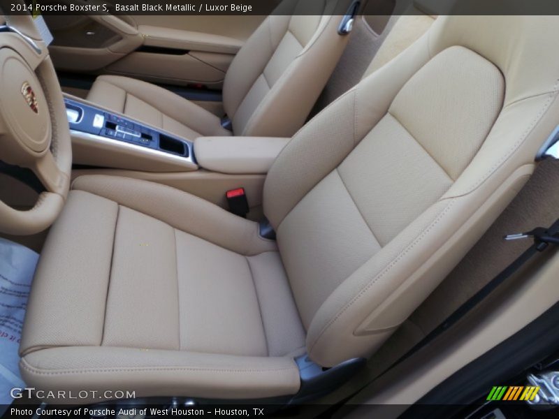 Basalt Black Metallic / Luxor Beige 2014 Porsche Boxster S