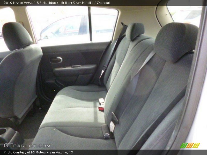 Brilliant Silver Metallic / Charcoal 2010 Nissan Versa 1.8 S Hatchback