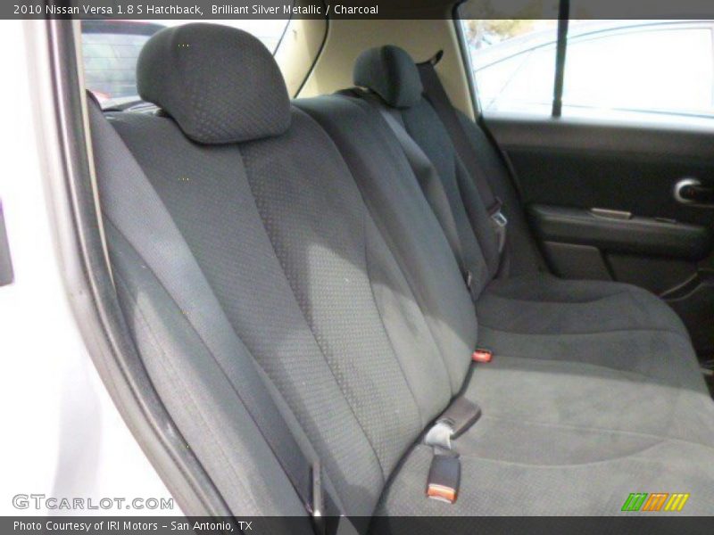 Brilliant Silver Metallic / Charcoal 2010 Nissan Versa 1.8 S Hatchback