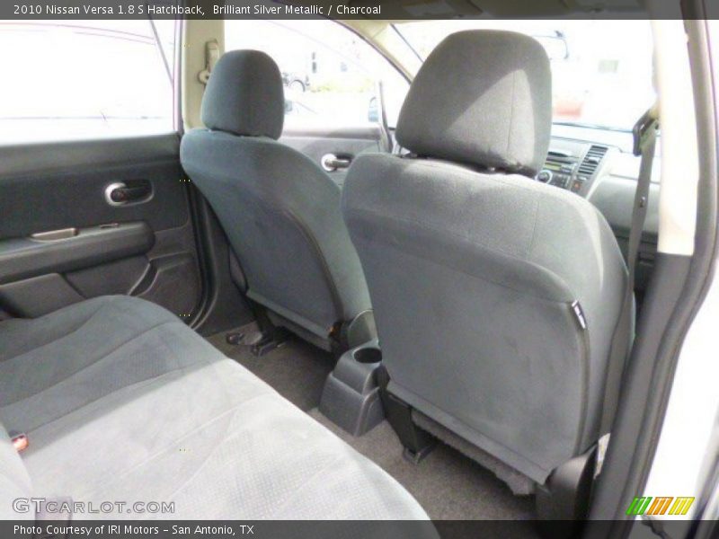 Brilliant Silver Metallic / Charcoal 2010 Nissan Versa 1.8 S Hatchback