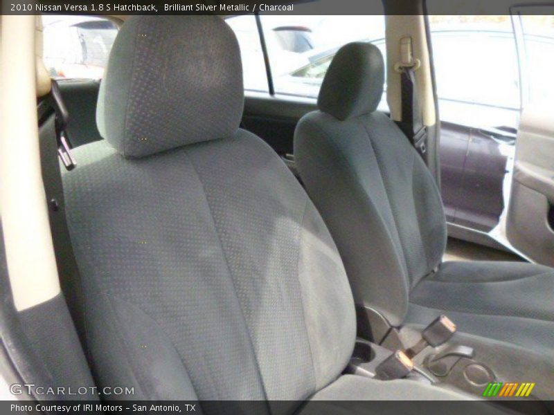 Brilliant Silver Metallic / Charcoal 2010 Nissan Versa 1.8 S Hatchback