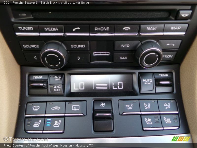 Controls of 2014 Boxster S