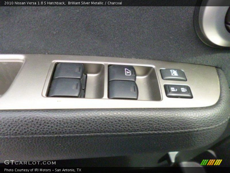 Brilliant Silver Metallic / Charcoal 2010 Nissan Versa 1.8 S Hatchback