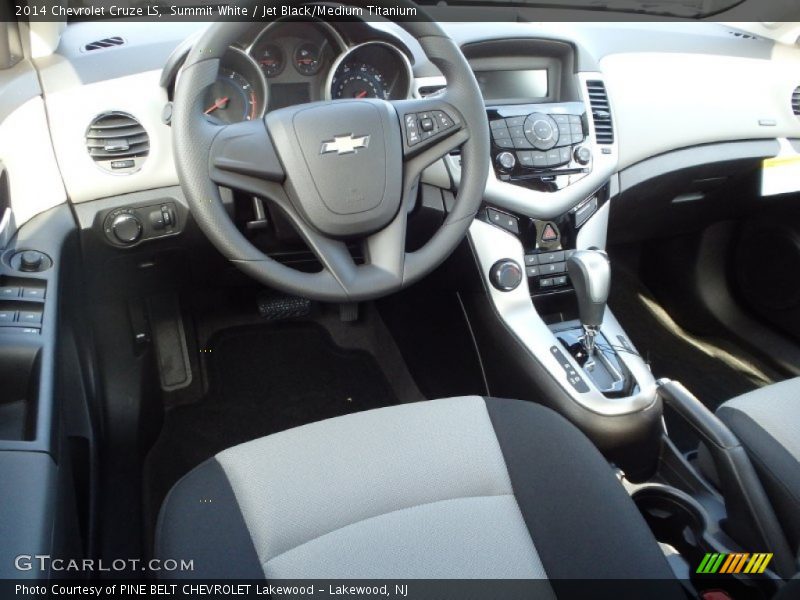 Summit White / Jet Black/Medium Titanium 2014 Chevrolet Cruze LS