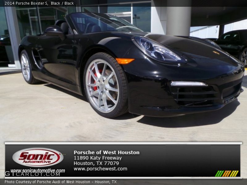 Black / Black 2014 Porsche Boxster S